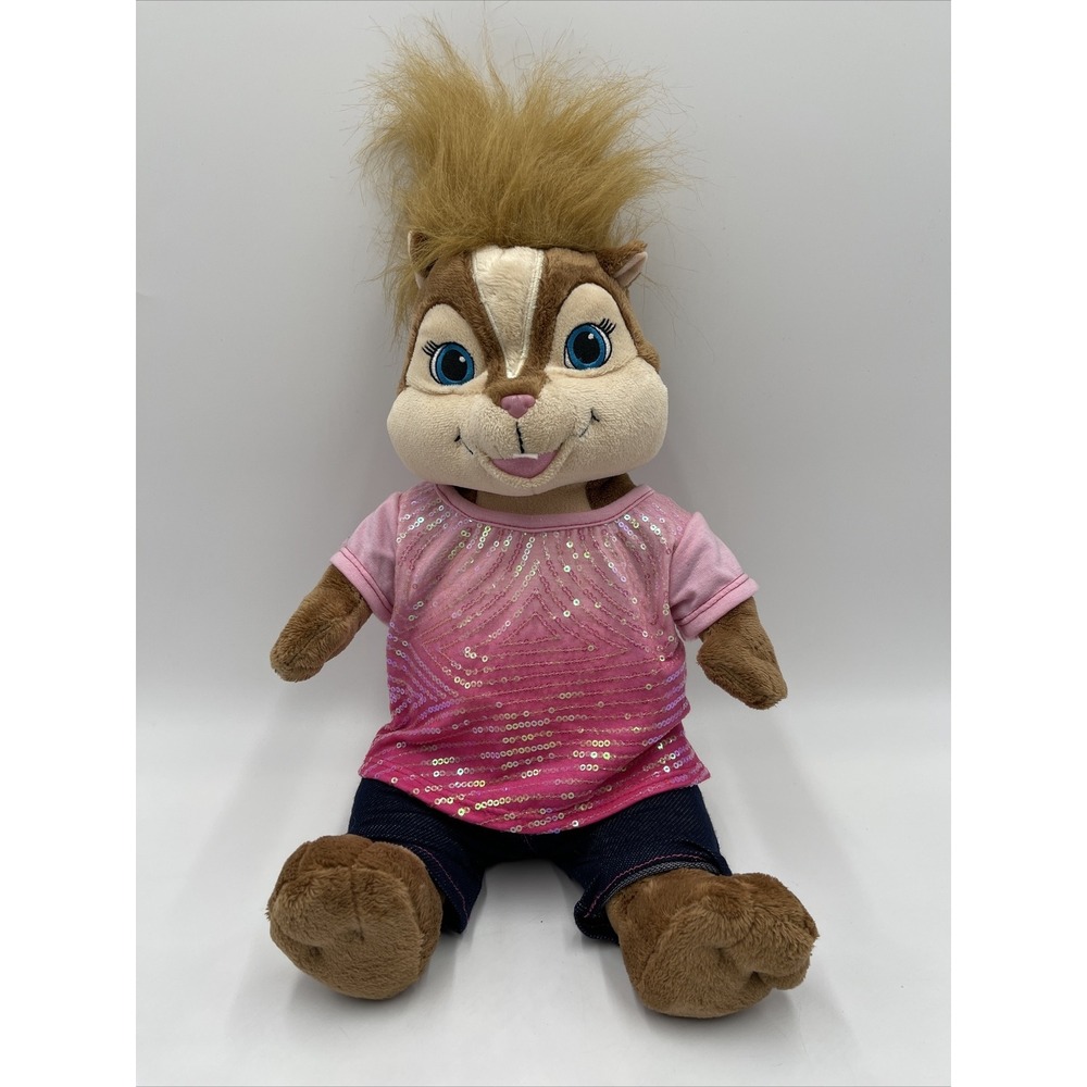 Alvin and the Chipmunks Build a Bear Plush Brittany With 2 Pieces Authentic #021